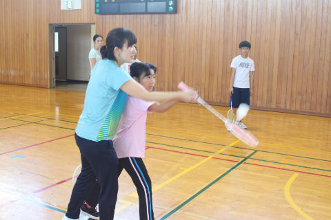 バドミントン実技教室の様子３