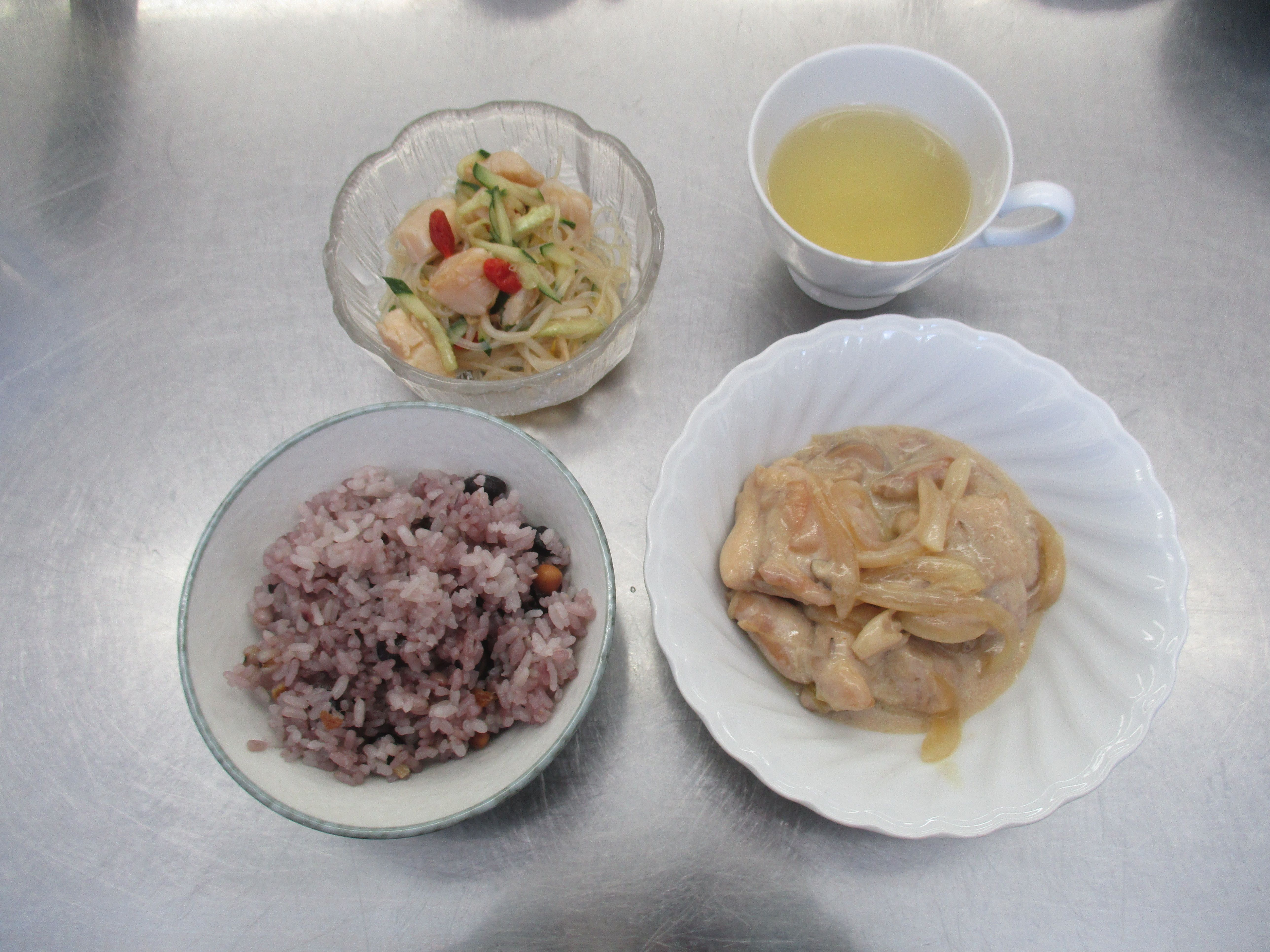 梅雨の薬膳講座で実習した料理