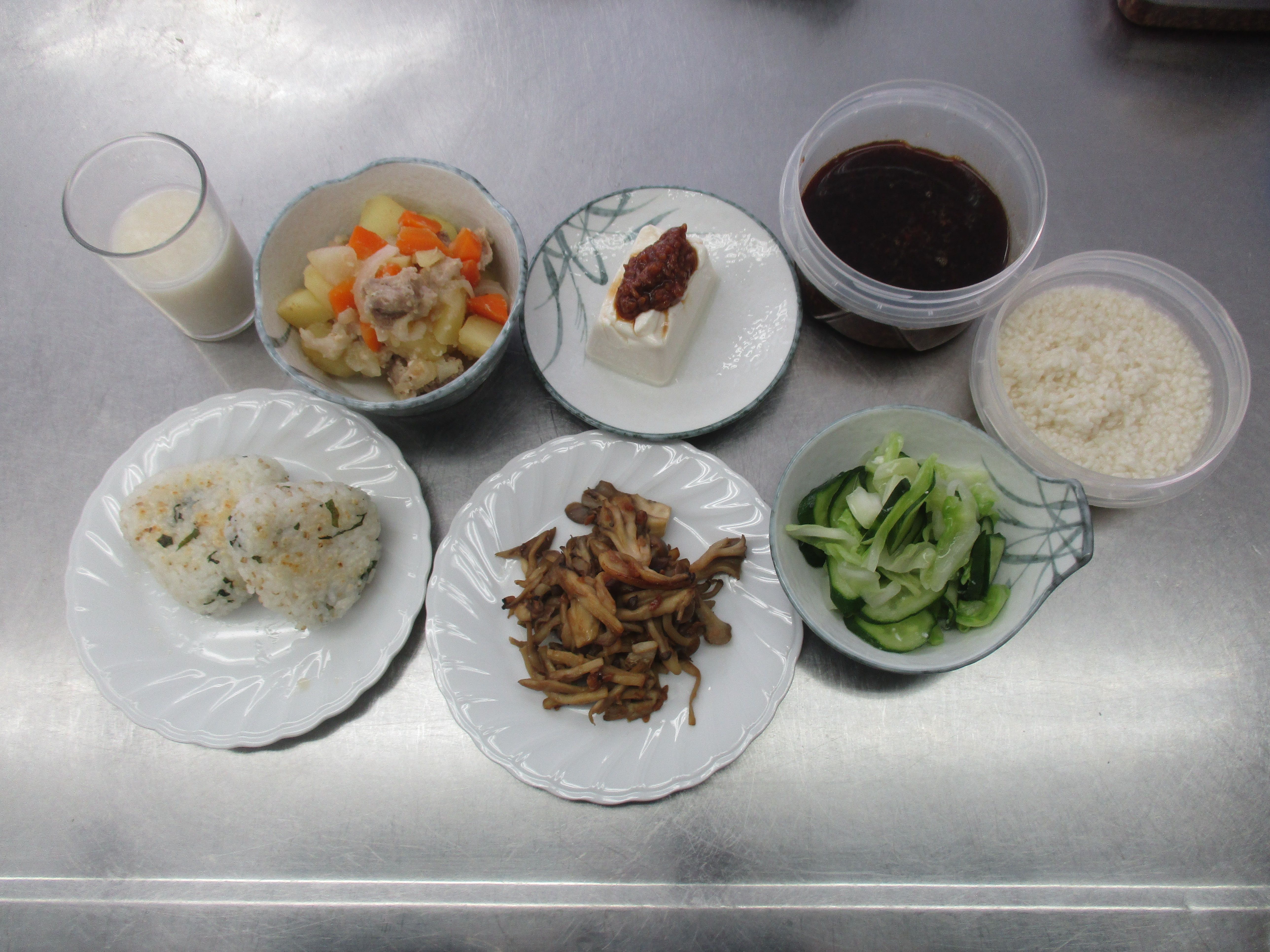 夏の発酵調味料講座で実習した料理