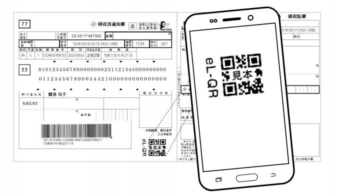 スマホ決済の読取イメージ