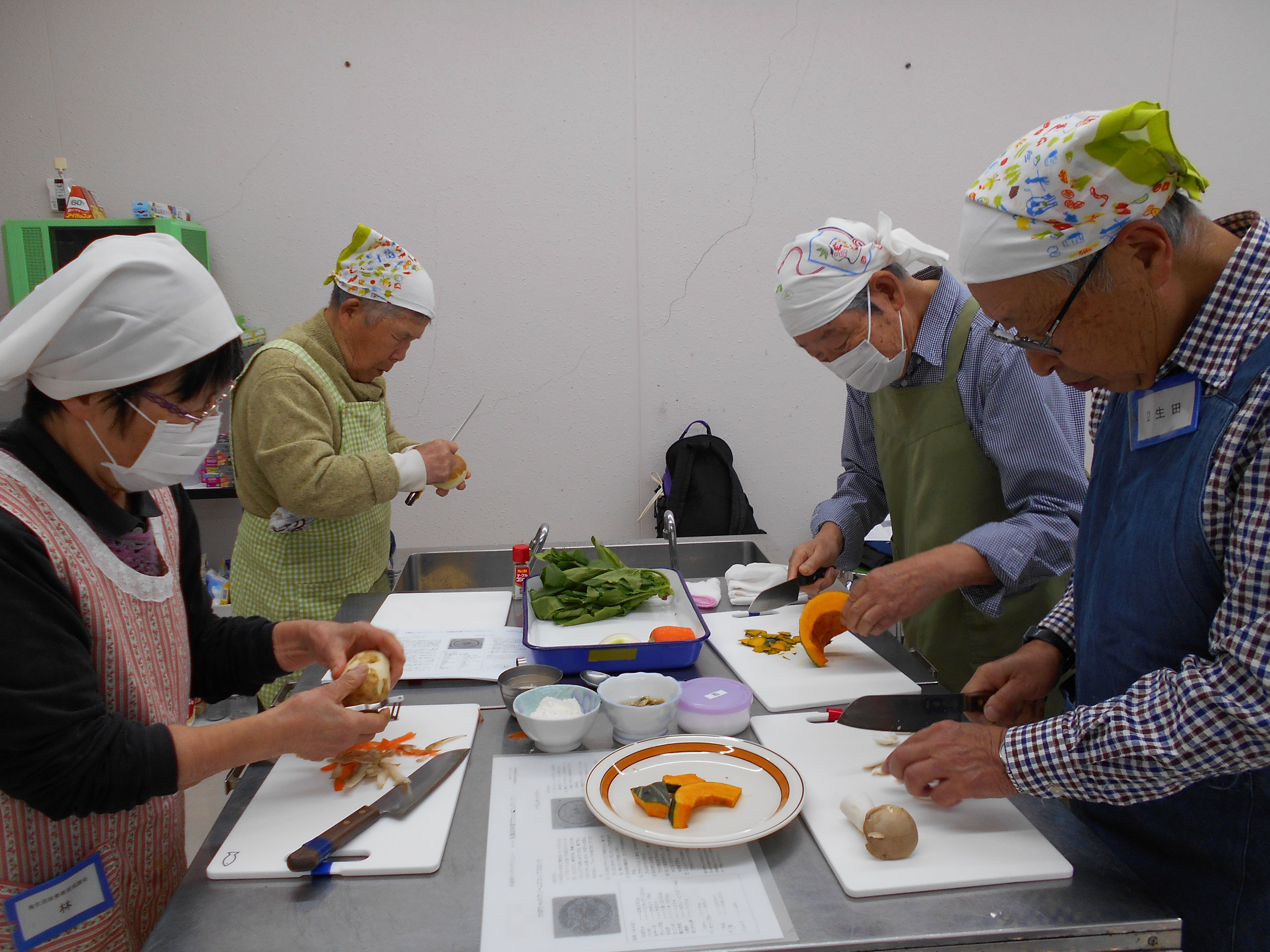 調理実習の様子